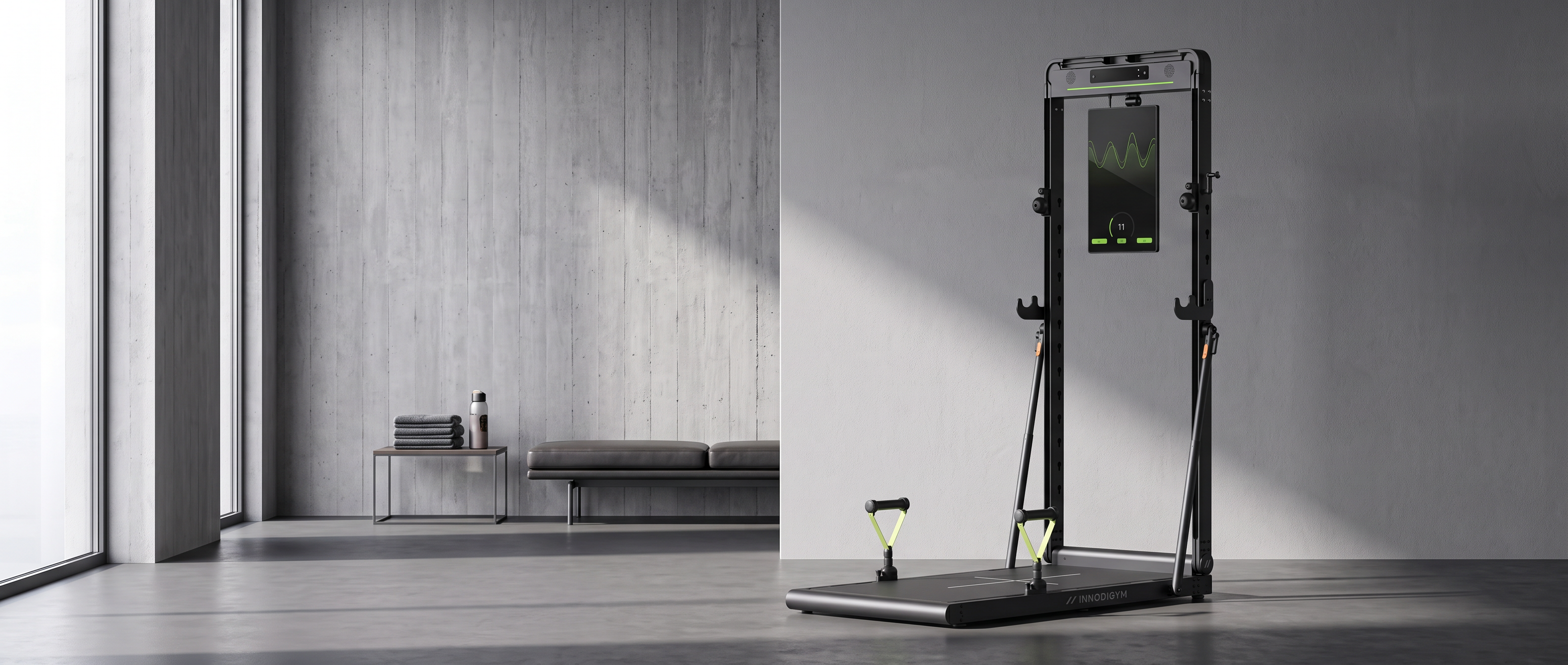 INNODIGYM OMNI X1 Pro ในพื้นที่พักอาศัยสไตล์โมเดิร์น